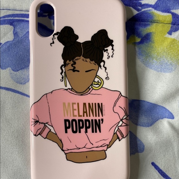 Blush Melanin Poppin IPhone 10 Case - Picture 1 of 2